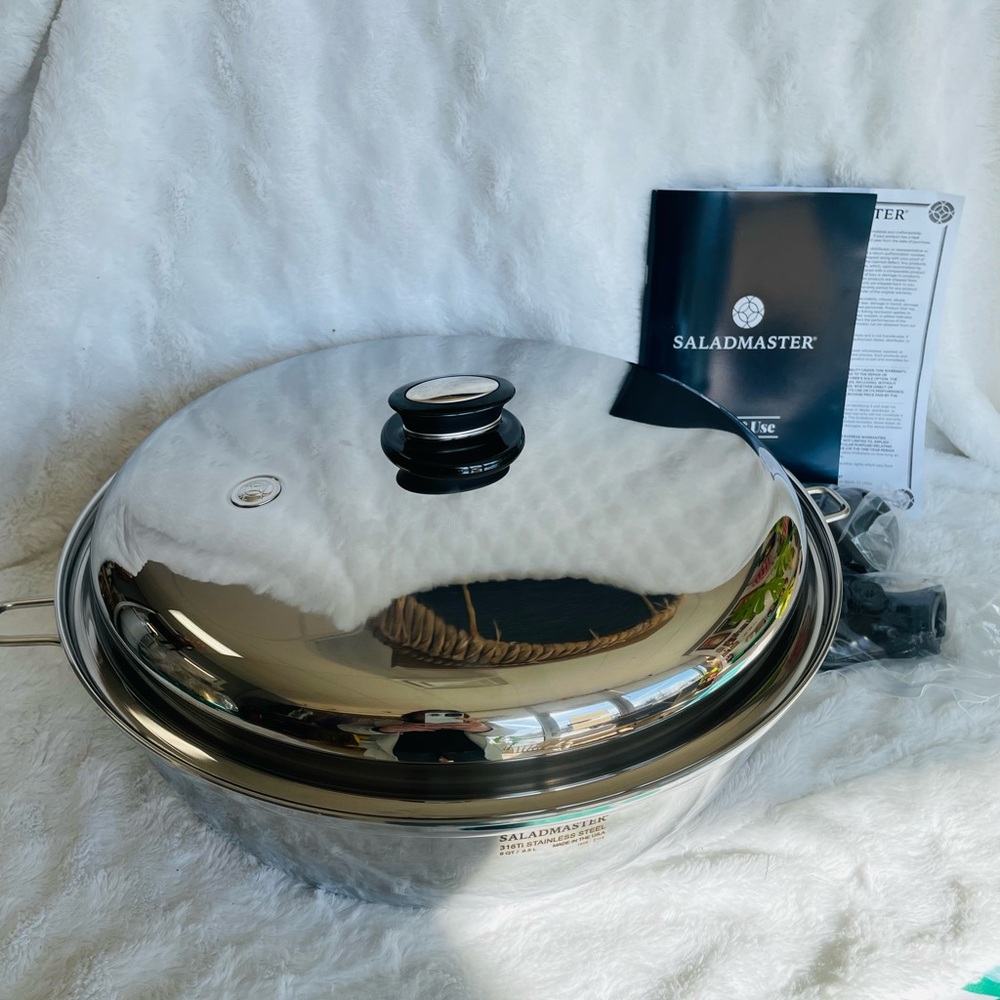 Saladmaster 9 Qt / 8.5 L Braiser Pan with Cover (often listed as model SA714-FP